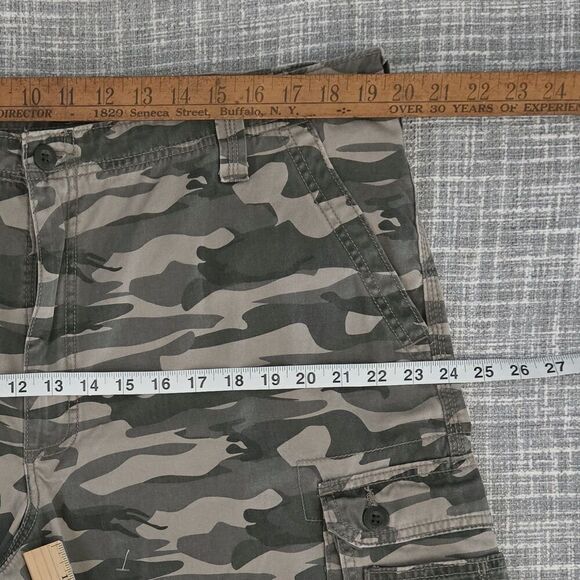 Lee Cargo Short Rugged Canvas Tech Pocket Green/Tan Camo Men's 40 SEE DESC - Picture 3 of 12